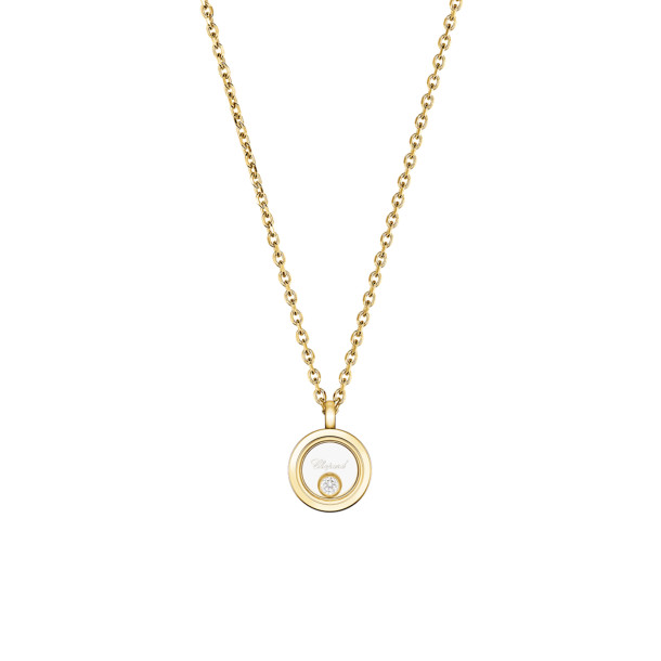         Gelbgold, Halsschmuck, Chopard Happy Diamonds Icons Halskette