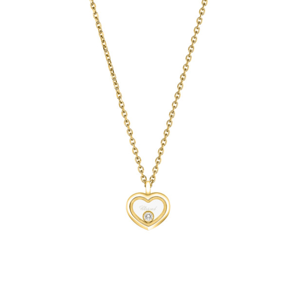         Gelbgold, Halsschmuck, Chopard Happy Diamonds Icons Halskette