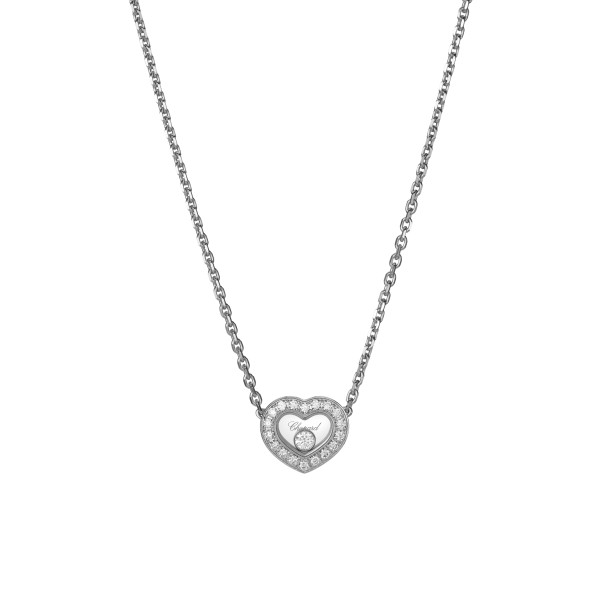         Weißgold, Halsschmuck, Chopard Happy Diamonds Icons Halskette