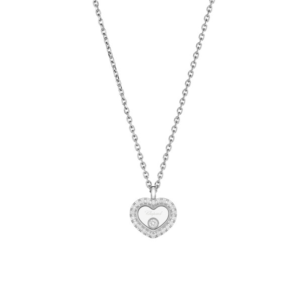         Weißgold, Halsschmuck, Chopard Happy Diamonds Icons Halskette