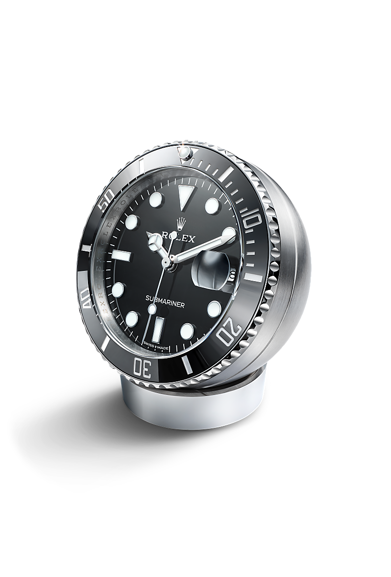 Rolex Submariner Date Tischuhr Herrenuhr (C909010LN-0001) 80 mm, Edelstahl
