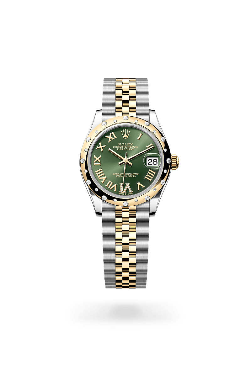 Rolex Datejust 31 Herrenuhr (M278343RBR-0016) Oyster, 31 mm, Edelstahl Oystersteel und Gelbgold mit Diamanten