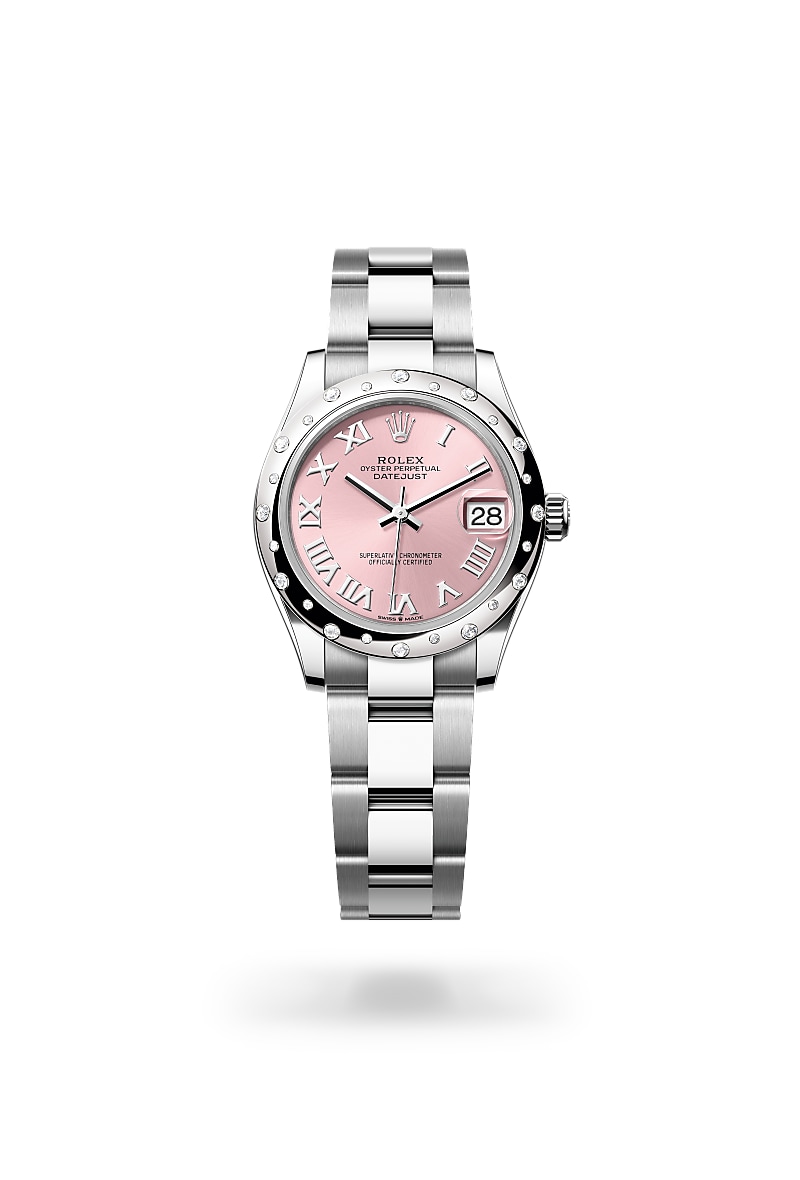 Rolex Datejust 31 M278344RBR-0021 Herrenuhr - Oyster, 31 mm, Edelstahl Oystersteel und Weißgold mit Diamanten