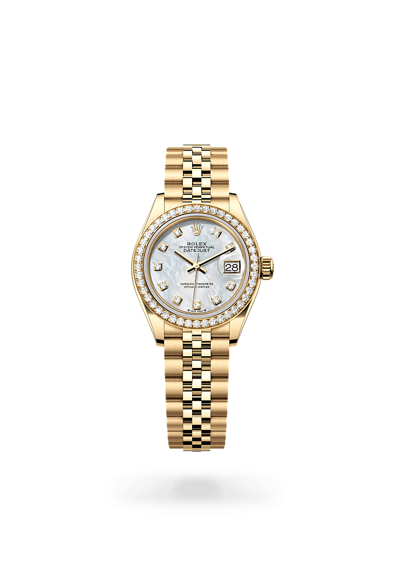 Rolex Lady-Datejust Herrenuhr (M279138RBR-0016) Oyster, 28 mm, Gelbgold mit Diamanten