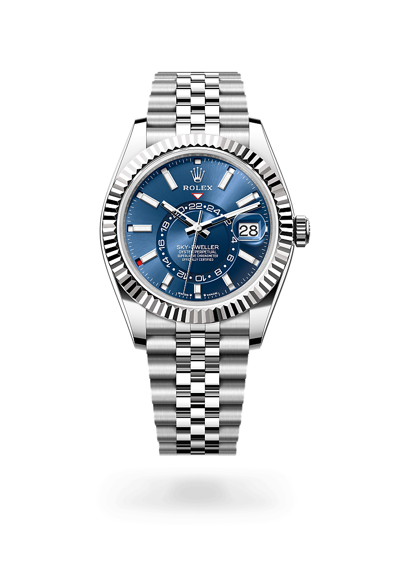 Rolex Sky-Dweller Herrenuhr (M336934-0006) Oyster, 42 mm, Edelstahl Oystersteel und Weißgold