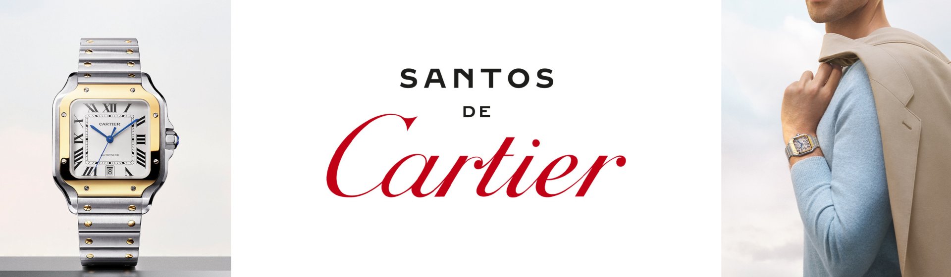 Cartier SantosDeCartier März2023 Slider 3840x1120px